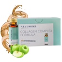 Relumins グルタチオン、Hyaluronic 酸及び酸化防止剤が付いている高度のコラーゲンの美の飲み物-米国で造られるポスト サマーの皮の回復及び作られる- Apple の味- 10 本のびん x 50mL