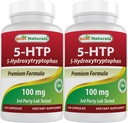 ベストナチュラルズ2パック5-HTP(5-ヒドロキシトリプトファン)100mg 120カプセル