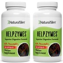 NaturalSlimヘルシーム、Bromelain、Ox Bile、Pancreatin&Btaine HCL、100カプセル、2パック付きの大人のための酵素コンプレックス