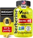 Berberineの補足500mg - 米国はBerberine 500mgを-非GMO Berberine HCL -重量管理、エネルギー、免疫サポートのためのBerberineの補足- 60のカプセル作りました