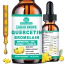 Bromelainの液体の低下、カプセル及び丸薬、Bromelain 500mgのビタミンC D3の免疫力がある7イン1の有機性亜鉛ケルセチン1000mgのカプセル及びPillsからの4Xより強い4X