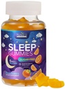 眠るグミーサプリメント6mg - 大人のための砂糖無料メラトニンガミー、大人のための自然なゼロ砂糖睡眠ガミー、子供、オレンジ風味、ビーガン、余分な強度睡眠ビタミンサポート - 60グミー