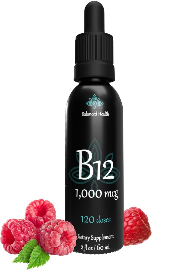 B12 1,000のmcg、2oz 120のサービング、ラズベリーの味、MethylcobalaminのSublingual低下