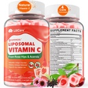 大人のための自然なLiposomalのビタミンC 1000mgのガミー及び子供9+のChewableビタミンC w/ 11mg亜鉛、D3、Elderberry、Echinacea、Bioflavonoidの免疫学サポート、フルーツ、砂糖からの全食糧VIT C