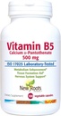 カルシウムによる新しいROOTS HERBALビタミンB5(500mg) | ビタミンB5パントテン酸サプリメント (100カプセル)