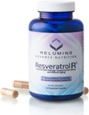 Relumins Resveratrol 600mgのサプリメント – ブドウ種子と赤ワイン抽出物で高効力抗酸化剤 – 皮膚をサポート, 心の健康 & 免疫システム – 120 ビーガンカプセル