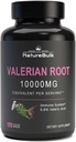 Valerian Rootカプセル -1,0000mg、4X濃縮エキス - 高濃度、120カプセル