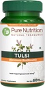 純粋なNutritonのTulsiのエキス708mg - 60の帽子(Equiv.に2585mgのBasilの葉の粉を抽出して下さい)Eugenolsおよびウルゾル酸の  60のVeveの帽子 非GMO  一度毎日  60日の供給。
