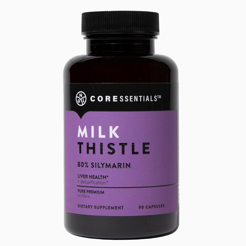 NGLのミルクの乳牛エキス1300mg - 80%のシリマリンは肝臓サポート、45のサービングのための90のカプセル標準化しました