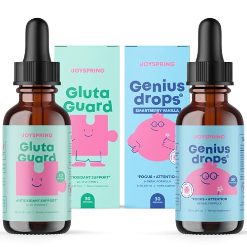 JoySpring Glutathioneの液体およびGeniusは子供のためのSmartberryバニラを低下させます
