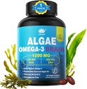 Omega 3 DHA 720mg EPA 360mg の魚油の Softgels, ビーガン Algae サイエンス 2:1 脳の目のための比率, 植物は持続的に供給オメガ 3 サプリメント, 魚油代替 1200 mg, 魚の味なし, 120Cts