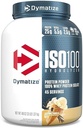 Dymatize ISO100の乳白色蛋白質の粉の隔離剤、バニラ、蛋白質の25g、3ポンド、5.5g BCAAsのより少し120 Cal。、グルテンフリー、1g脂肪、1g砂糖、2g Carb (45のサービング)