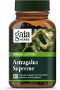 Gaia Herbs Astragalus Supreme - Immune & Antioxidant Support* - Herbal Supplement with Astragalus Root, Schisandra Berry & Ligustrum - 60 Vegan Liquid Phyto-Capsules (15-Day Supply)