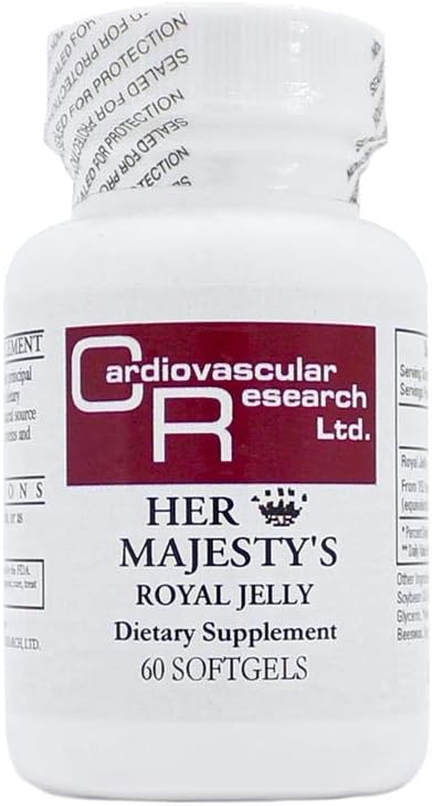 心臓血管研究 - 彼女のMajesty's Royal Jelly 500 mg 60 g