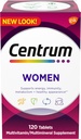 女性のためのCentrum Multivitamin、鉄、ビタミンD3、Bのビタミンおよび酸化防止ビタミンCおよびEのグルテンフリーのGMOの原料- 120の計算