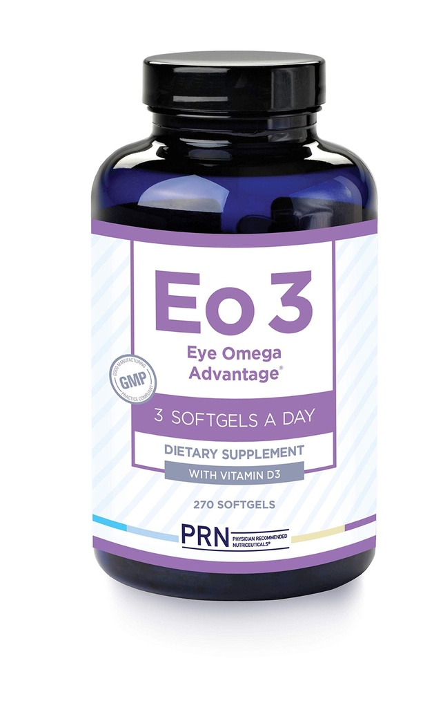 PRNの目のオメガ利点(Eo3)の補足- 270のSoftgels、90日の供給-再エステル化されたオメガ3トリグリセリドの形態の目のビタミン920mg EPA、920mg DHA、マクラ、網膜サポートのためのルテイン及びゼアキサンチン