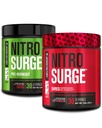 Jacked Factory Nitrosurge Pre-Workout で Cherry Limeade & Watermelon Nitrosurge Shred Thermogenic Pre-Workout のために 男性と女性