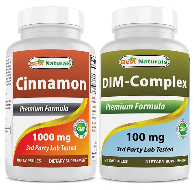 シナモン1000 mg & DIMサプリメント100 mg