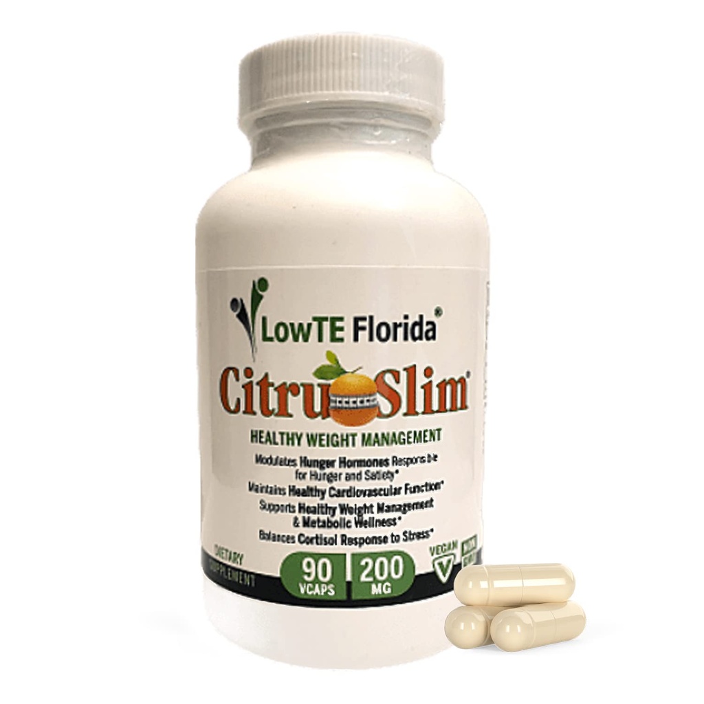 Citru Slim 200 mg - 90 Capsules Appetite Control*, Enhanced Energy Levels* & Metabolism Support*, 30 Day Supply