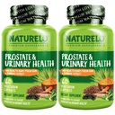 NATURELOの前立腺及び尿の健康、Sw Palmetto、Pygeum、Tumeric、植物のステロール、BroccoliおよびLycopeneの60の菜食主義的なカプセル(パッケージ2)