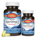 カールソン - スーパーオメガ-3 宝石, 1200 mg Omega-3 脂肪酸 EPA と DHA, ワイルドキャッチ ノルウェーのサプリメント, 持続的にソース魚油カプセル, オメガ 3 サプリメント, 100 + 30 Softgels