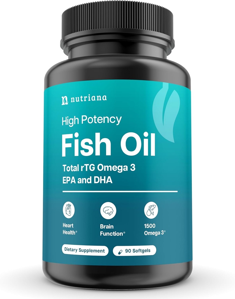 Mini Fish Oil Softgels – Odorless, Burpless & Easy to Swallow – 1500mg Omega-3 with EPA & DHA – Advanced Formula Fish Oil Minis – Smaller Than a Dime – Wild Caught – 90 (Big, Capsule)