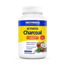 Enzymedica、活動化させた木炭は、Occasionalのガス、膨脹及び消化器、サポート自然なDetox、60の計算を減らします