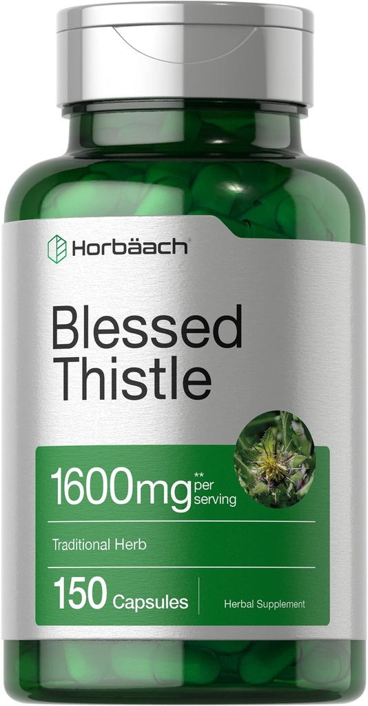 ホアバッハ祝福のカプセル 1600 mg | 150 カウント | 最大効力 | 非GMO、グルテンフリーハーブサプリメント