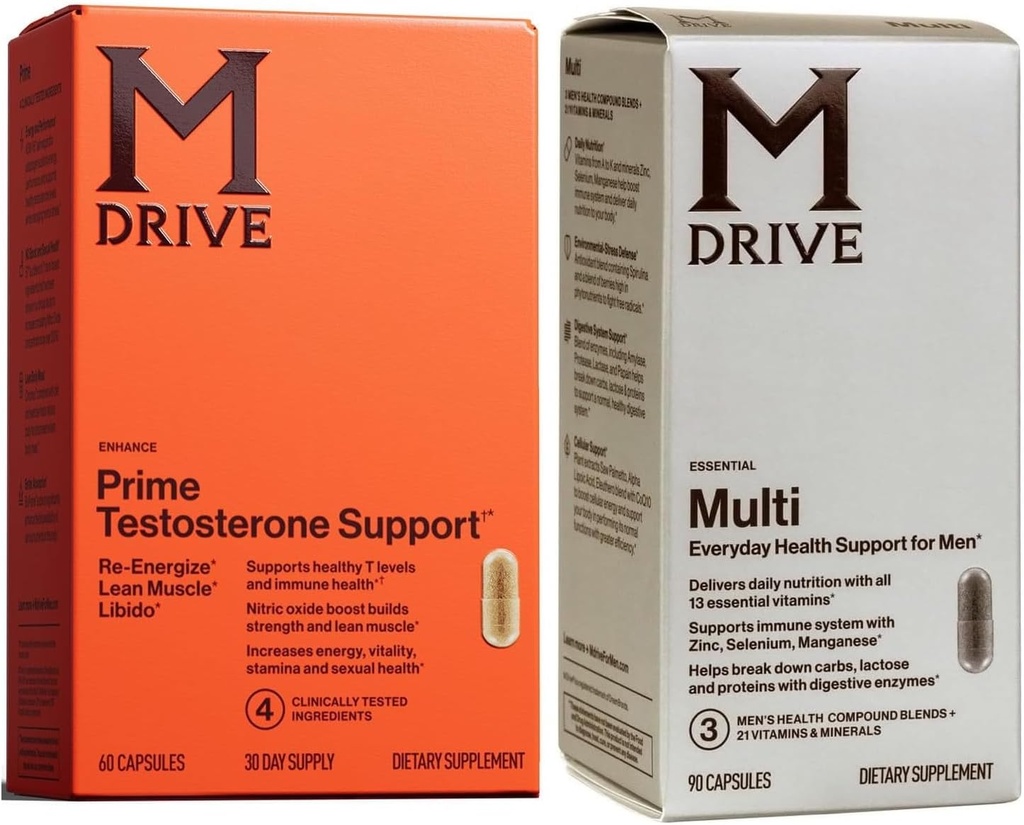 Mdriveプライムテストステロンブースター+人のMultivitamin