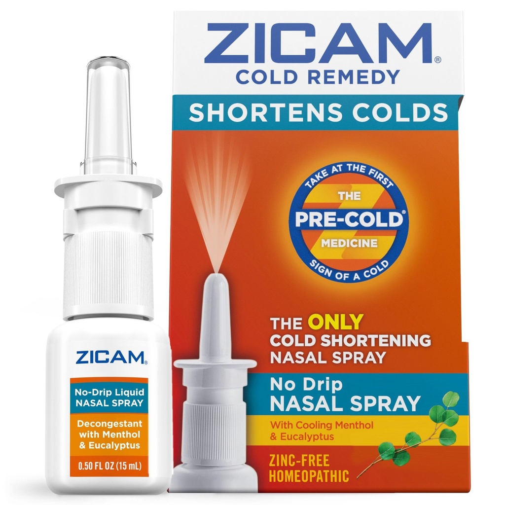 Zicamの冷間療法のMenthol及びEucalyptus、Homeopathic、亜鉛自由、前冷たい薬、不足分の風邪の持続期間、0.5のOunce
