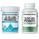 フィジシャンのチョコレート&ガスプロバイオティクス30ct + 60 Billion Probiotic 30ct - 消化器用ウェルネスバンドル