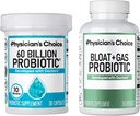 フィジシャンのチョコレート&ガスプロバイオティクス30ct + 60 Billion Probiotic 30ct - 消化器用ウェルネスバンドル