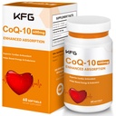 KFG CoQ10 400mgのSoftgelsのCoenzyme Q10の補足サポート中心の健康、心血管の健康、免疫システム及び細胞エネルギーの生産、グルテンフリー