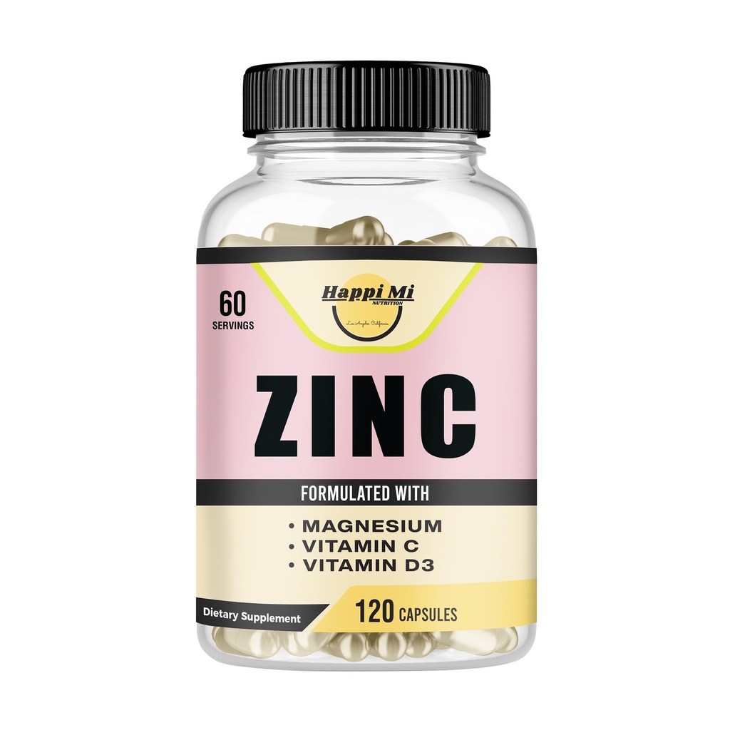 亜鉛、亜鉛100mg、マグネシウムのGlycinate 150mg、ビタミンD3 5000 IU、ビタミンC 500mg/サービング、免疫サポート、免疫ブースター、酸化防止サポート