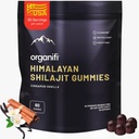 Organifi Shilajit Gummies - PrimaVie Shilajit、40プラストレースミネラルと男性と女性のためのHimalayan Shilajit、およびもっと - ホルモンバランサー、細胞エネルギーをブーストし、疲労を打ちます、そして60カウント