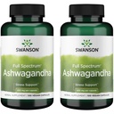 Swanson Ashwagandhaの粉の補足-Ashwagandhaの根と圧力救助及びエネルギーを促進するために-自然な健康のためのAyurvedicの補足(100のカプセル、450mg各)2のパック