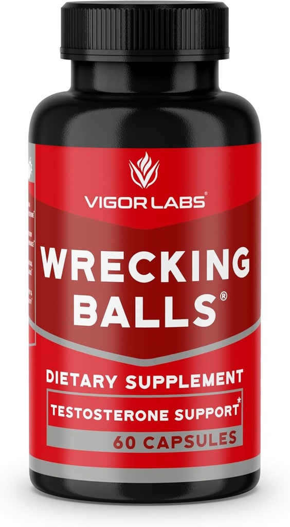 Vigor Labsはボール(60カプセル)をWrecking、Fullerドライブ、男性の死亡率および高められたスタミナを支えるためにあなたの体によって必須の男性のホルモンの自然な生産を支えます。 (アメリカ製)