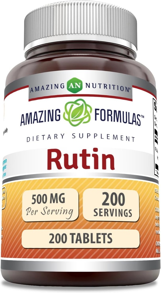 アメージングフォーミュラルチン500mg 200錠サプリメント | 非GMO | グルテンフリー | 米国製