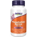 NOW Foodsは、大豆レシチン、60ベジカプセルから派生するリン脂質化合物とPhosphatidyl Serine 100 mgを補います