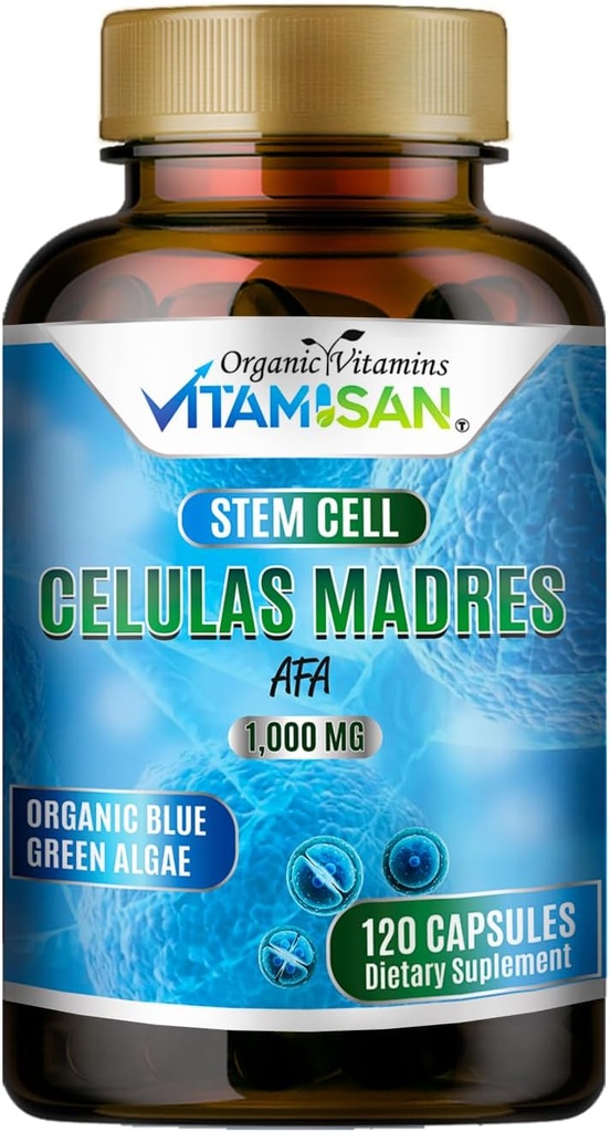 CelulasのMadres AFAの茎の自然な細胞120のカプセル1000のmgの青緑色の藻類非GMO Glutenの自由なAphanizomenonのFlos-aquaeのcelula マドレの補足