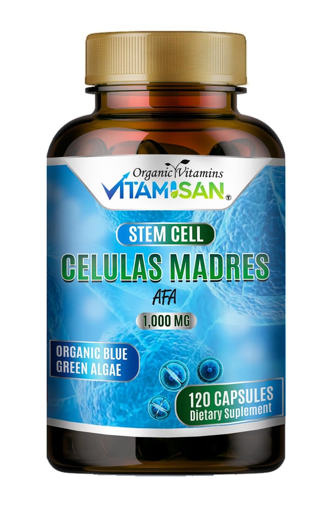 CelulasのMadres AFAの茎の自然な細胞120のカプセル1000のmgの青緑色の藻類非GMO Glutenの自由なAphanizomenonのFlos-aquaeのcelula マドレの補足