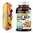 BIO KRAUTERの尿酸サポート カプセル 1200 の mg のブレンド - 100 の計算 - 腎臓の補足 w/Tart チェリー 10:1 のエキス - ミルクのこの薬及びターメリック エキス - ビーガン