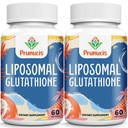 2400MG Liposomalのグルタチオン、ビタミンC、ミルクのアザミ及びアルファリポ酸、マスターの酸化防止剤、純粋な減らされたLグルタチオン-免疫システム、細胞修理、エネルギー、高吸収、120のSoftgels