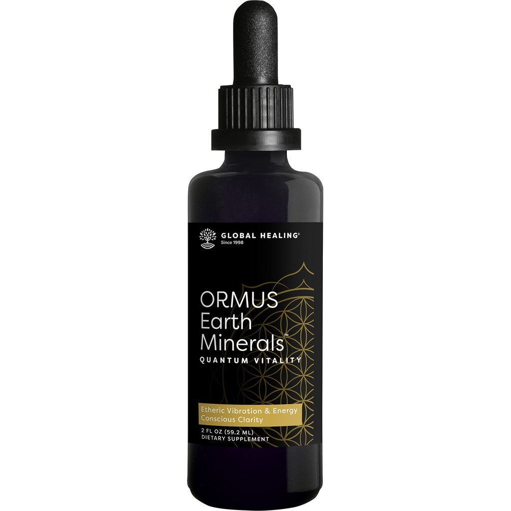 グローバルヒーリングセンターORMUS Earth Minerals - 液晶ゴールド、プラチナ、イリジウムブレンド、ルシドドリーム、量子バイタリティとマインドフルメディテーション - Monoatomic GoldよりもっとBioavailable - 2 Fl Oz