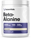 Bucked アップ Beta Alanine 300mg パウダー, Non-GMO, Gluten-Free, Unflavored (100 サービング)