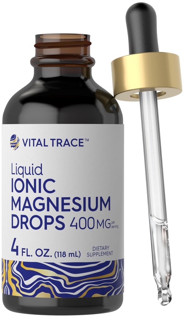 カーライルイオンマグネシウム液コンプレックス | 400mg | 4fl oz | ベジタリアンドロップ | GMO&グルテンフリーサプリメント | バイ ヴィタルトレース