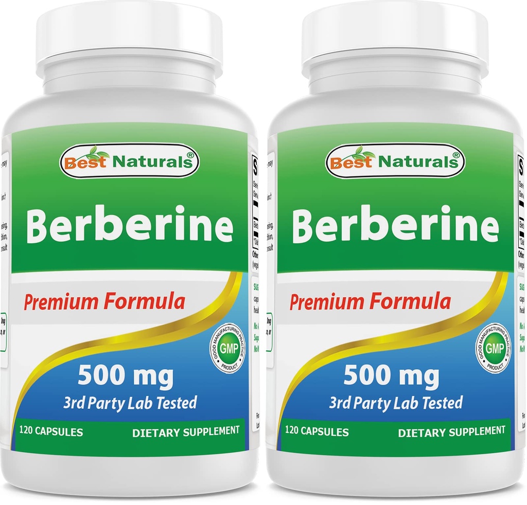 ベストナチュラルズベリーヌ500mg 120カプセル - 免疫機能、心臓血管および消化管機能(120カウント)をサポート