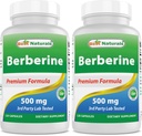 ベストナチュラルズベリーヌ500mg 120カプセル - 免疫機能、心臓血管および消化管機能(120カウント)をサポート