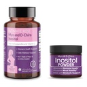Ultimate Inositol Wellness Bundleで10%割引 - Myo-Inositol&D-Chiro Inositolサプリメントカプセル+ホルモンバランス&PCOSサポートパウダー