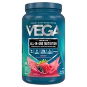 Vega オールインワン栄養オーガニック - 20g植物ベースのエンドウ豆タンパク質、ベリー、20サービング、ビタミンA&C、プロバイオティクス、グリーン、ビーガン、ケト、グルテンフリー、24.3oz(パッケージ5月Vary)